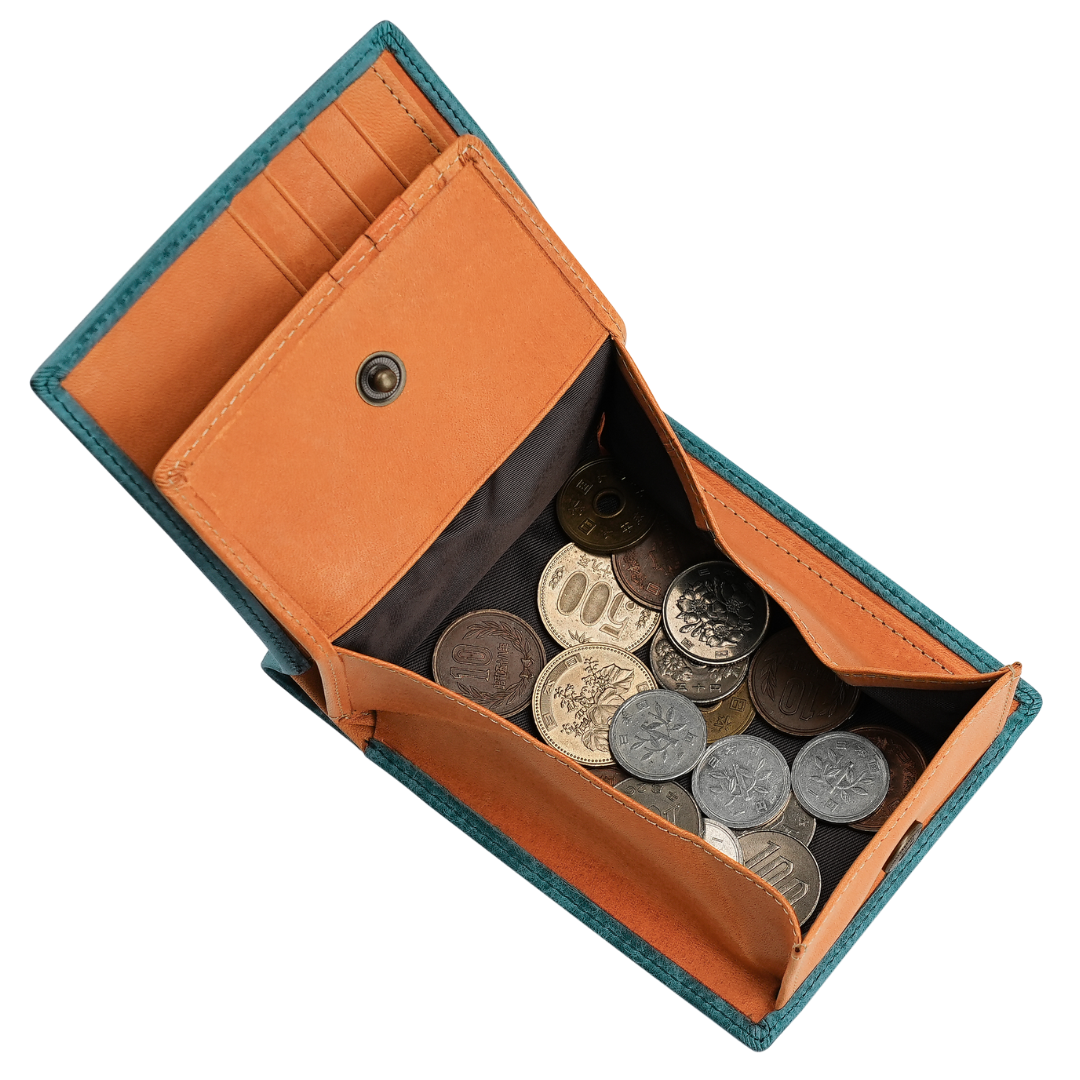 多卡位短夾 磨砂 F209