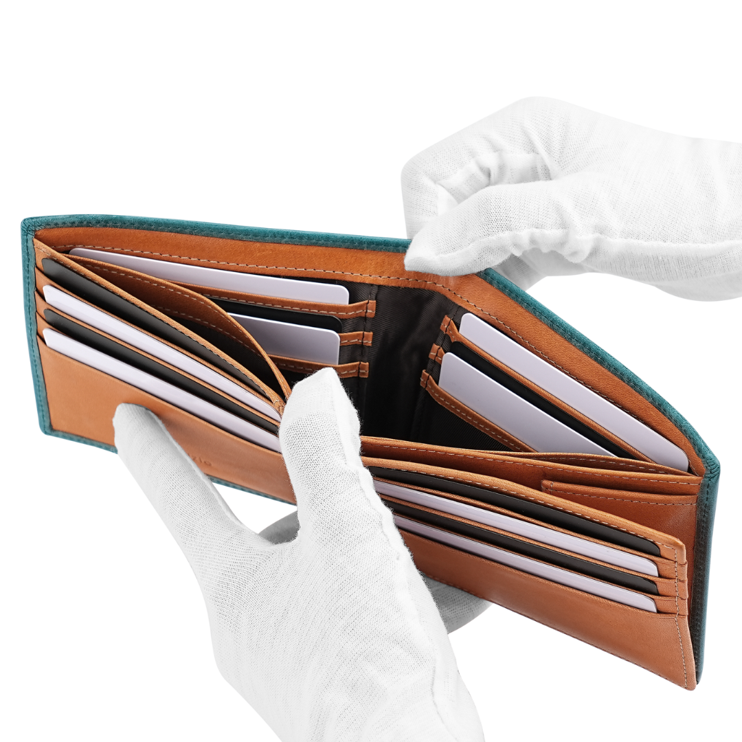 多卡位短夾 磨砂 F209