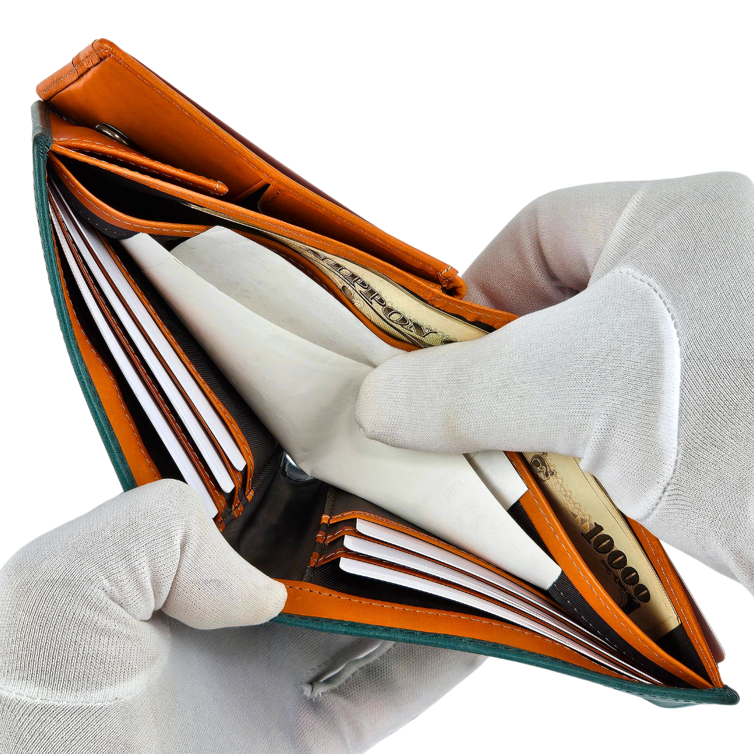 多卡位短夾 磨砂 F209