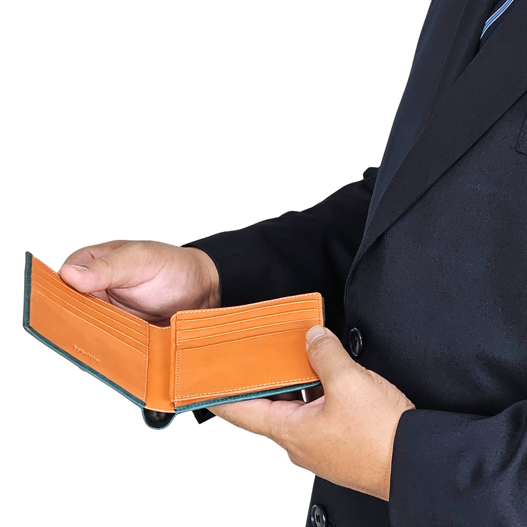 多卡位短夾 磨砂 F209