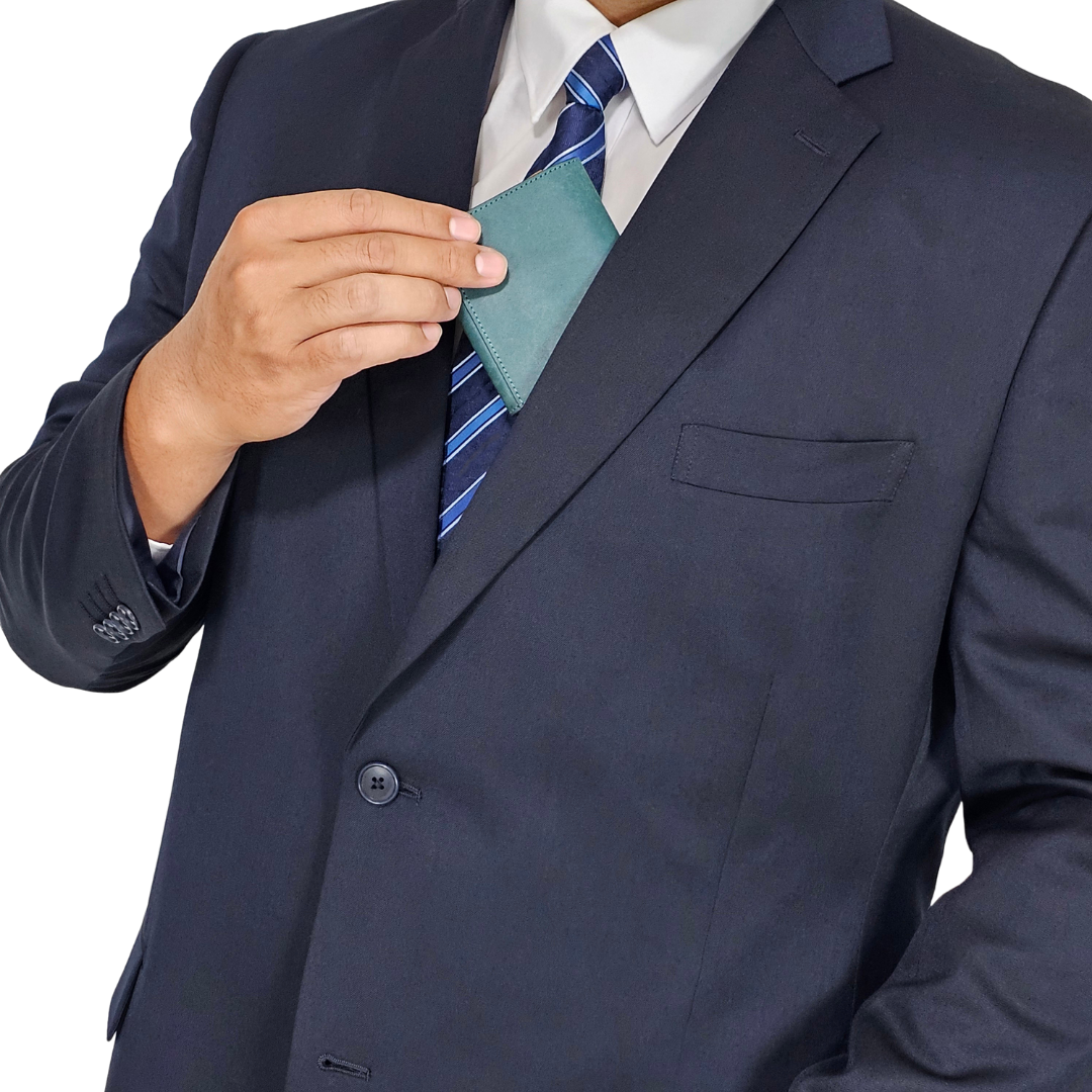 磨砂紋-口袋 小皮夾