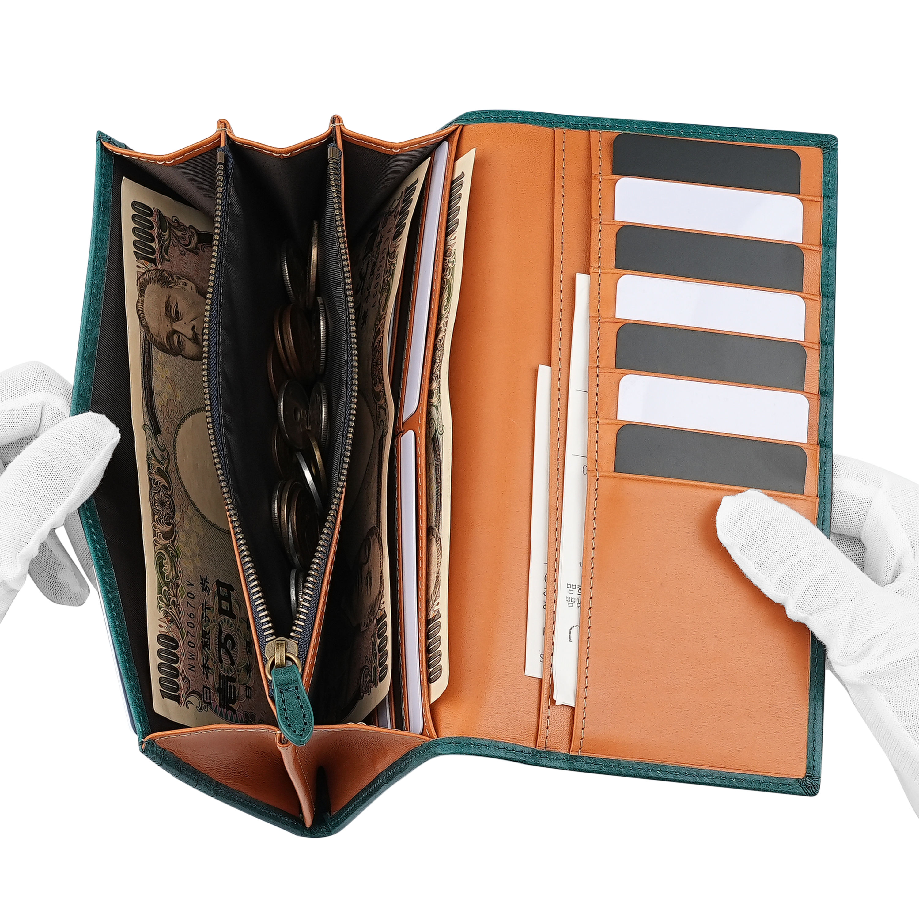 大容量長夾 磨砂 T106